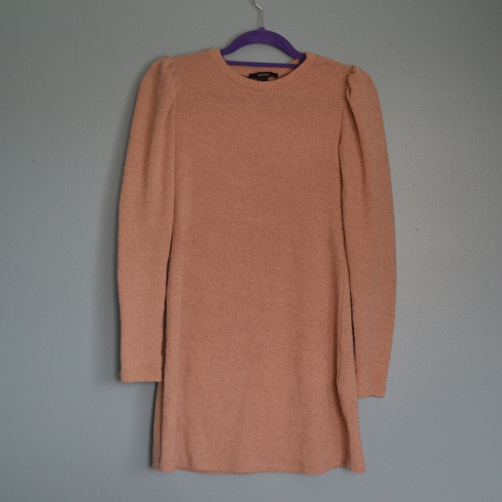 Blush Pink Sweater Dress